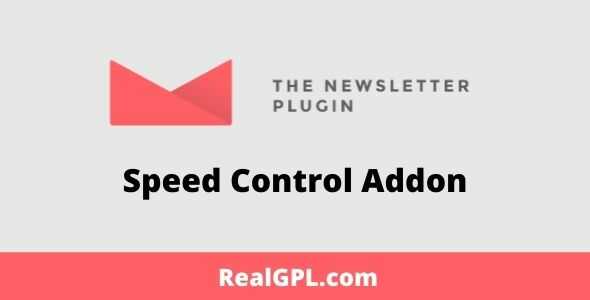 Newsletter Speed Control Addon GPL