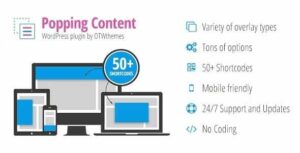 Popping Content for WordPress GPL