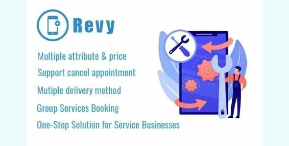 Revy WordPress booking system for repair GPL