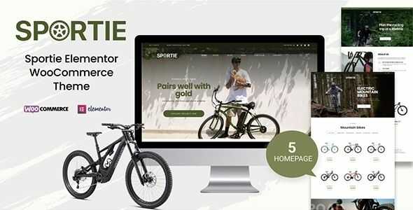 Sportie Elementor WooCommerce Theme gpl