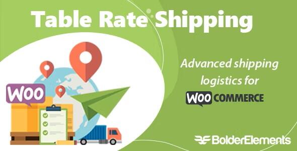 Table Rate Shipping for WooCommerce GPL