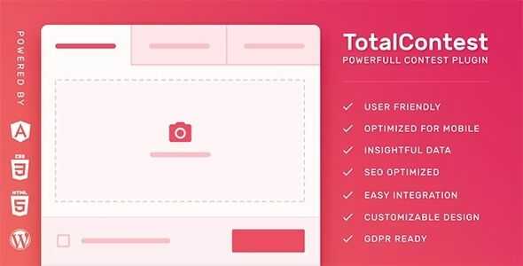 TotalContest Pro Photo, Audio and Video Contest WordPress Plugin