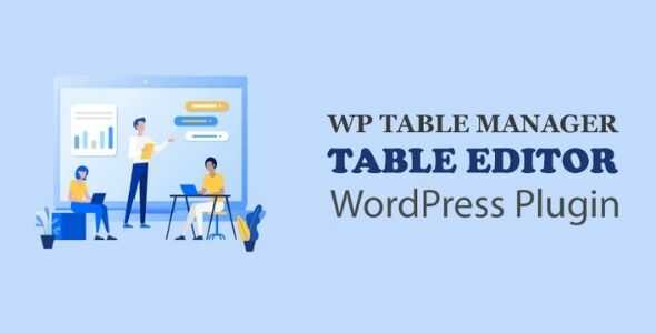 WP Table Manager WordPress Table Editor Plugin gpl