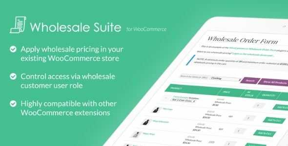 WooCommerce Wholesale Prices Premium gpl