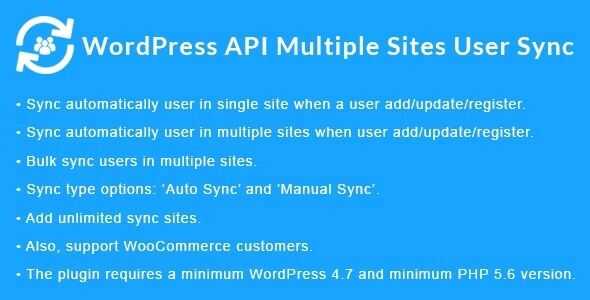 WordPress API Multiple Sites User Sync gpl