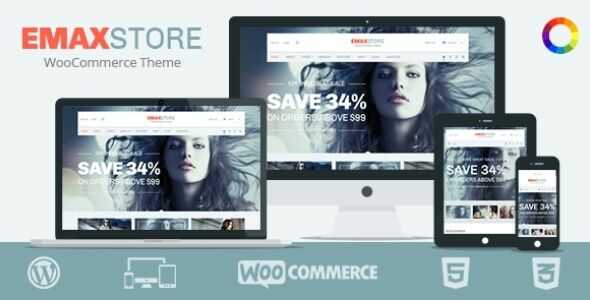 eMaxStore Multipurpose eCommerce WordPress Theme gpl