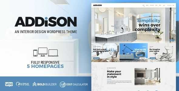 Addison Theme GPL – Architecture & Interior Design