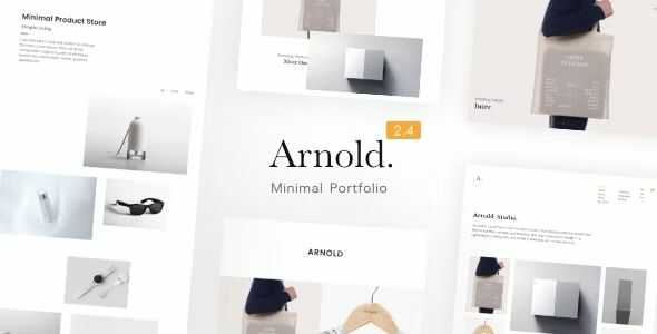 Arnold Minimal Portfolio WordPress Theme gpl