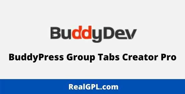 BuddyPress Group Tabs Creator Pro GPL