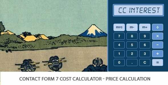 Contact Form 7 Cost Calculator gpl