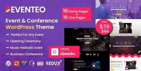 Eventeo Event & Conference WordPress Theme