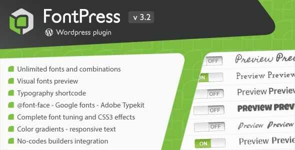 FontPress WordPress Font Manager GPL