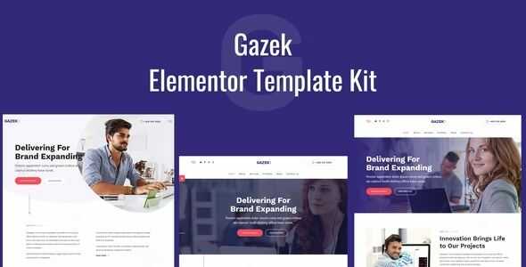 Gazek GPL – Agency Portfolio Elementor Template Kit