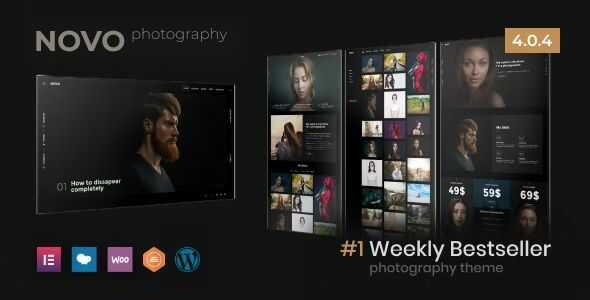 Novo Photography WordPress Theme gpl