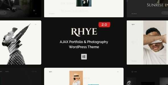 Rhye AJAX Portfolio WordPress Theme gpl