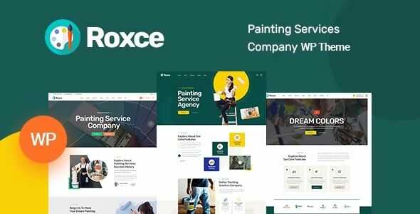 Roxce Painting Services WordPress Theme gpl
