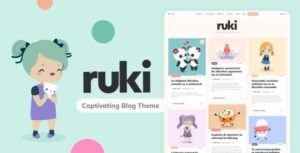 Ruki - A Captivating Personal Blog Theme gpl