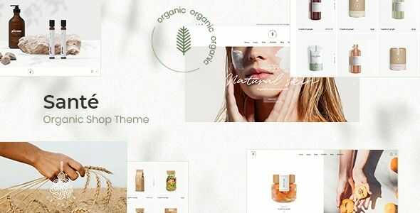 Santé Organic Shop Theme GPL