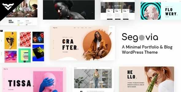 Segovia Minimal Portfolio And Blog WordPress Theme gpl