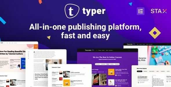 Typer - Amazing Blog and Multi Author Publishing Theme gpl