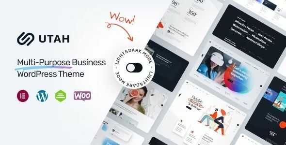 Utah - Multi-Purpose Business WordPress Theme gpl