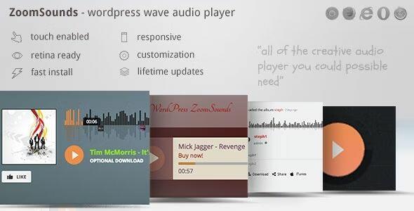 ZoomSounds WordPress Audio Player Plugin GPL