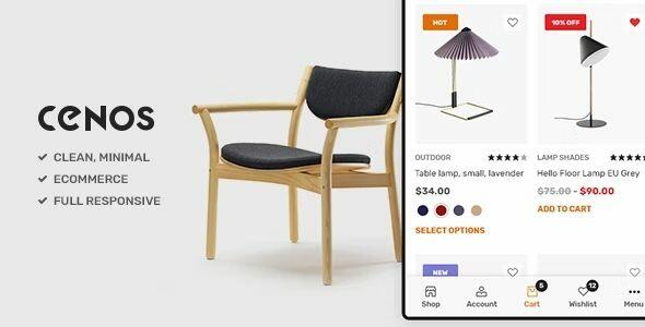 Cenos Theme GPL – Modern Furniture WooCommerce Theme