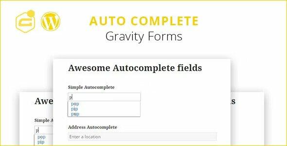 Gravity Forms Autocomplete GPL