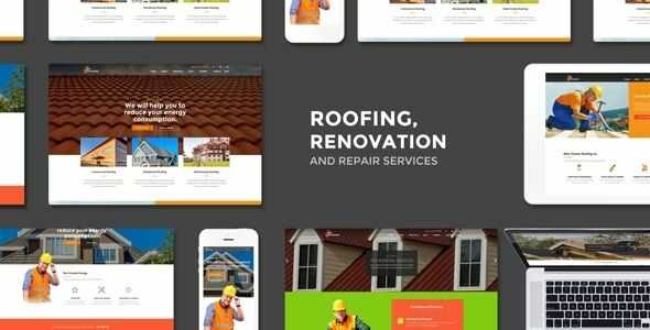 Roofing Renovation & Repair Service WordPress Theme gpl