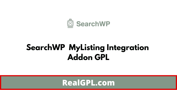 SearchWP MyListing Integration Addon GPL