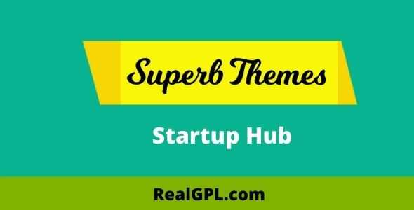 Superb Themes Startup Hub Theme GPL
