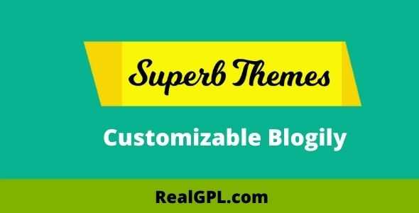 SuperbThemes Customizable Blogily Theme GPL