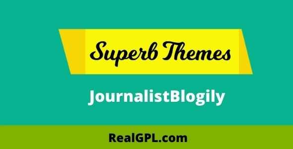 SuperbThemes JournalistBlogily Theme GPL