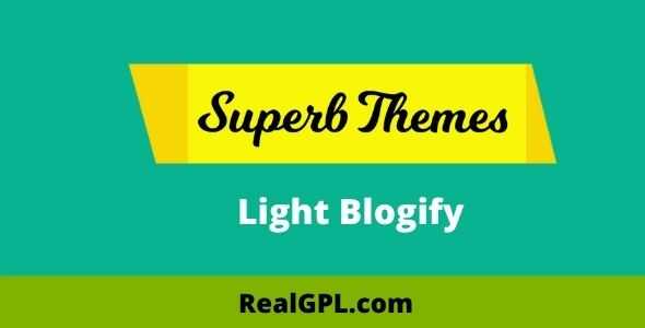 SuperbThemes Light Blogify Theme GPL