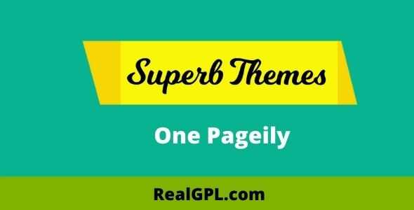 SuperbThemes One Pageily Theme GPL