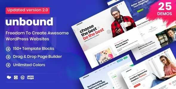 Unbound Theme GPL - Business Agency Multipurpose Theme