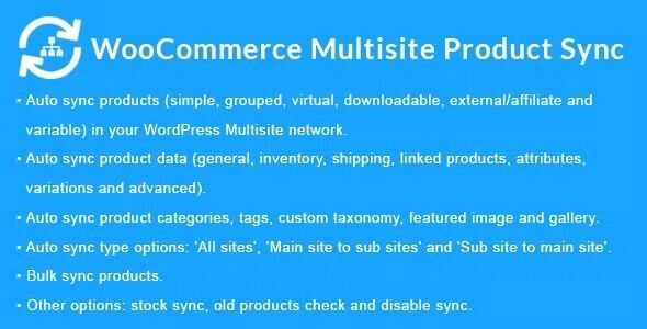 WooCommerce Multisite Product Sync gpl