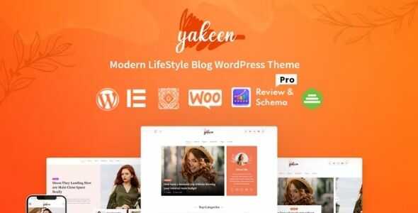 Yakeen Lifestyle Blog WordPress Theme GPL