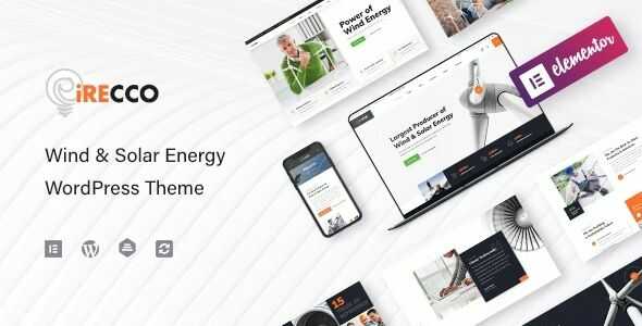 iRecco Wind & Solar Energy WordPress Theme gpl