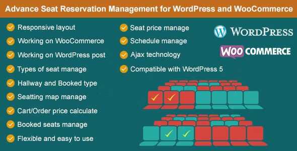 Advance Seat Reservation Management for WooCommerce GPL