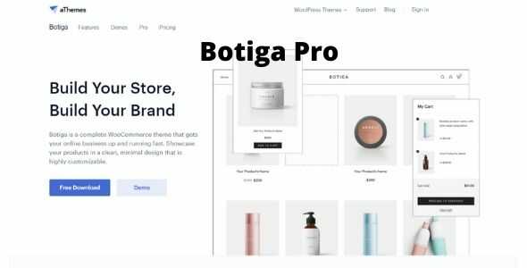 Botiga Pro Theme GPL