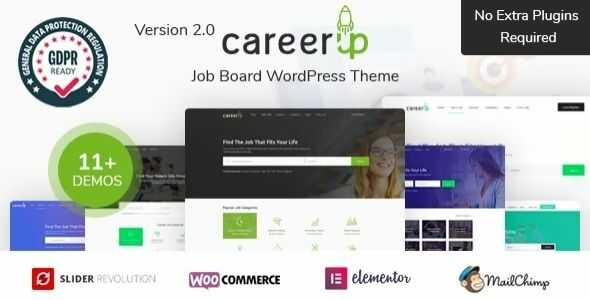 CareerUp WordPress Theme gpl