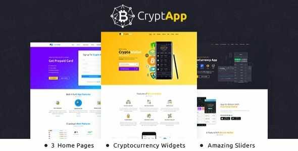 CryptApp Landing Page GPL