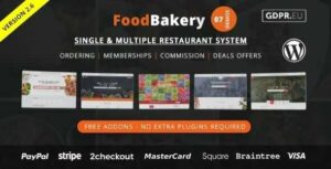 FoodBakery Theme GPL