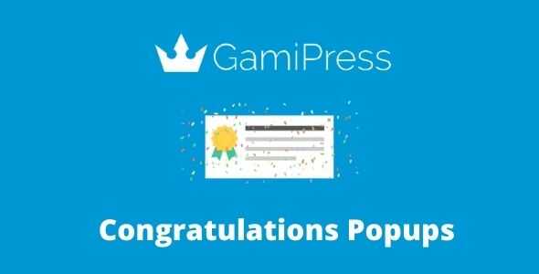 GamiPress Congratulations Popups GPL