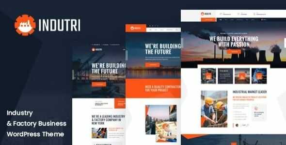 Indutri Theme GPL – Factory & Industrial WordPress Theme