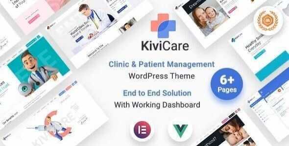 KiviCare Medical Clinic & Patient Management WordPress Theme gpl