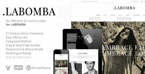 LaBomba Multipurpose WordPress Theme gpl