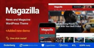 Magazilla News & Magazine Theme gpl