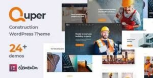 Quper Construction and Architecture WordPress Theme gpl